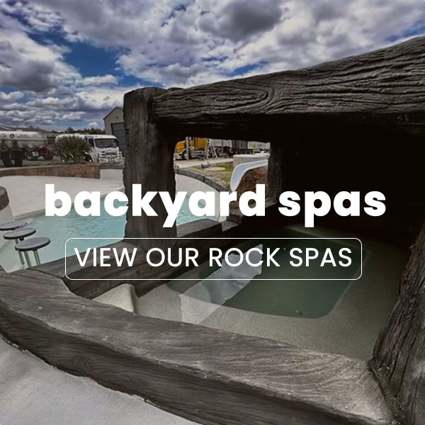 Backyard Spas by Rock Spa and Caves